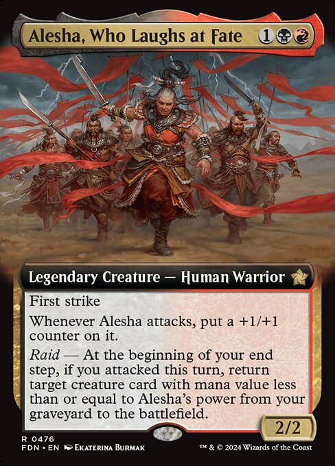 Alesha, Who Laughs at Fate (FDN) — Nonfoil