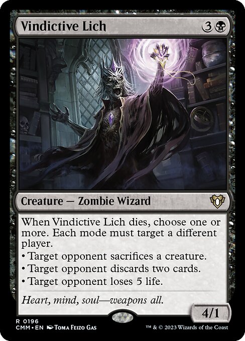 Vindictive Lich (CMM) — Nonfoil