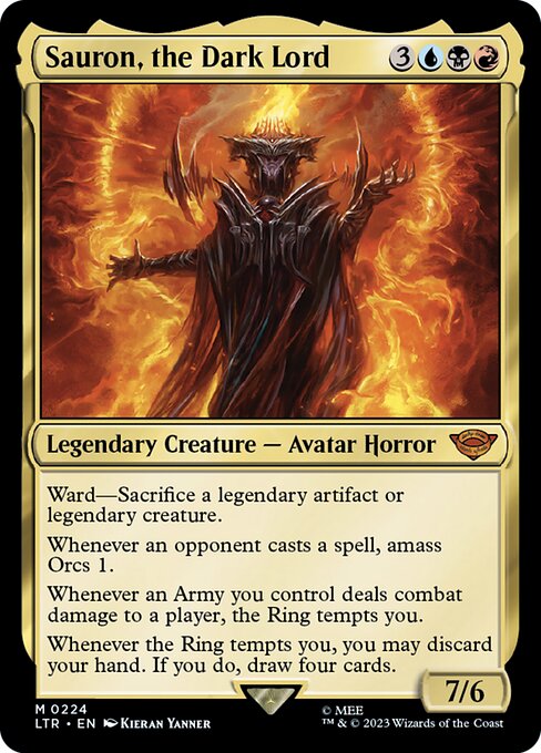 Sauron, the Dark Lord (LTR) — Nonfoil