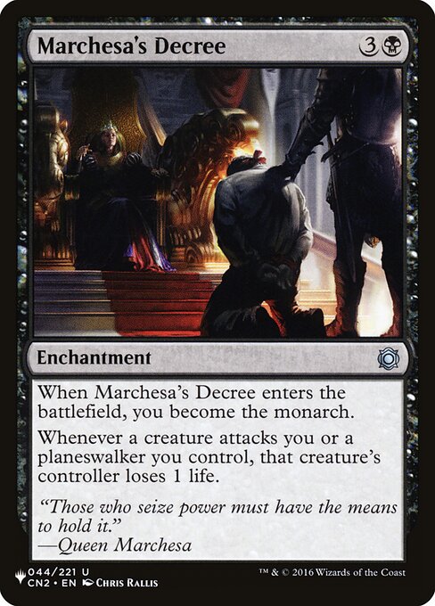 Marchesa's Decree (PLST) — Nonfoil