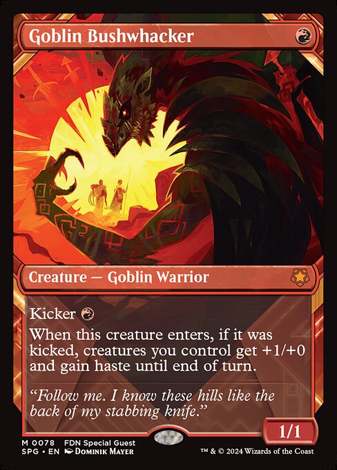 Goblin Bushwhacker (SPG) — Nonfoil