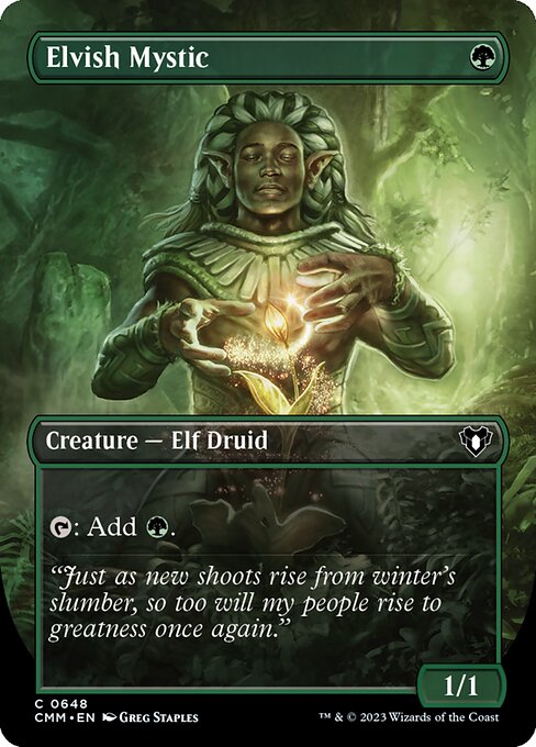 Elvish Mystic (CMM) — Nonfoil