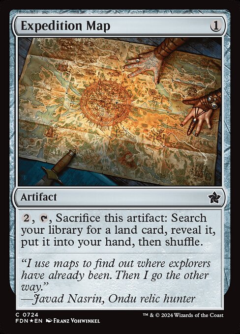 Expedition Map (FDN) — Foil