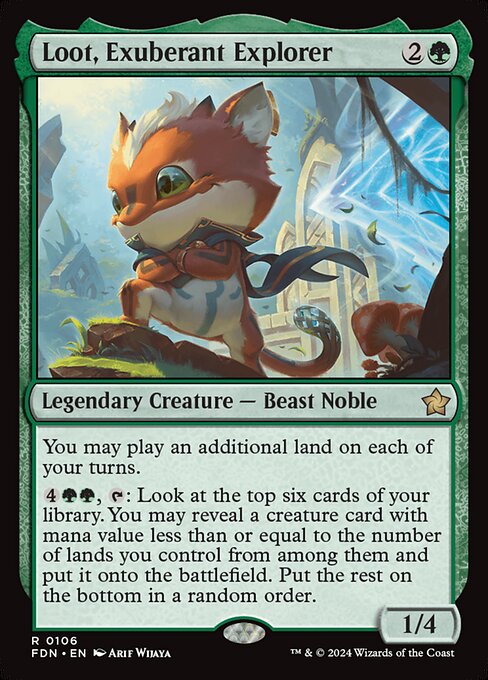 Loot, Exuberant Explorer (FDN) — Nonfoil