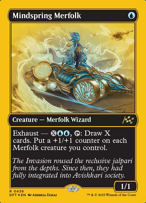 Mindspring Merfolk (DFT) — Foil