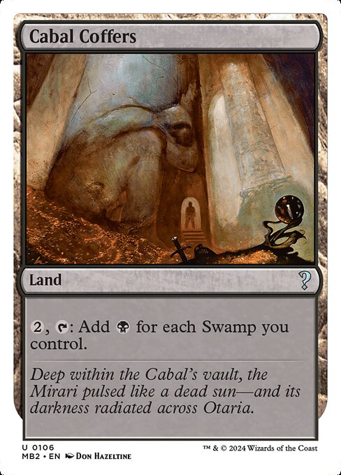 Cabal Coffers (MB2) — Nonfoil