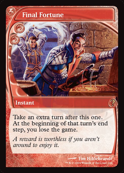 Final Fortune (MB2) — Nonfoil