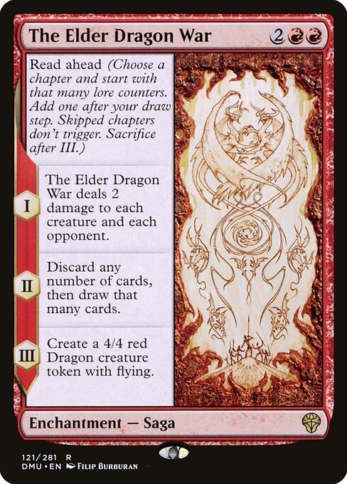 The Elder Dragon War (DMU) — Nonfoil