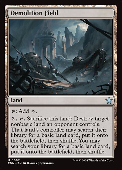 Demolition Field (FDN) — Nonfoil