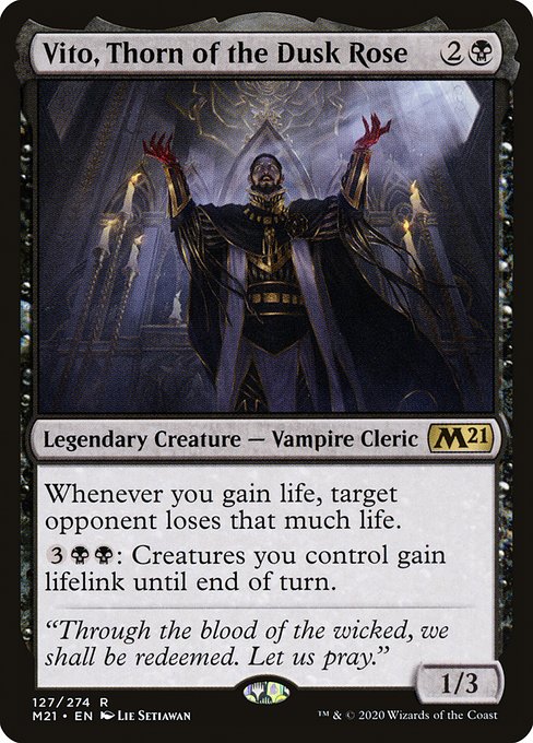 Vito, Thorn of the Dusk Rose (M21) — Nonfoil