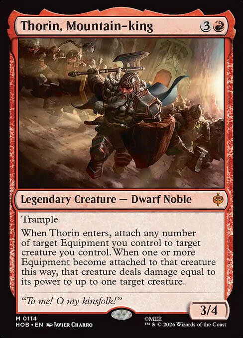 Thorin, Mountain-king (HOB) — Nonfoil