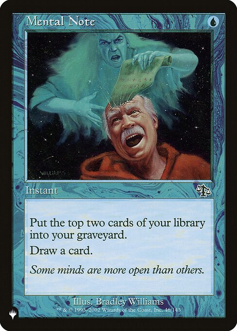 Mental Note (PLST) — Nonfoil