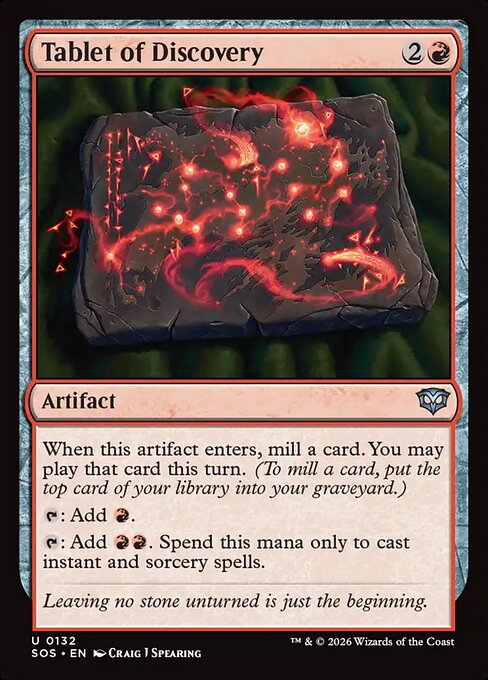 Tablet of Discovery (SOS) — Nonfoil