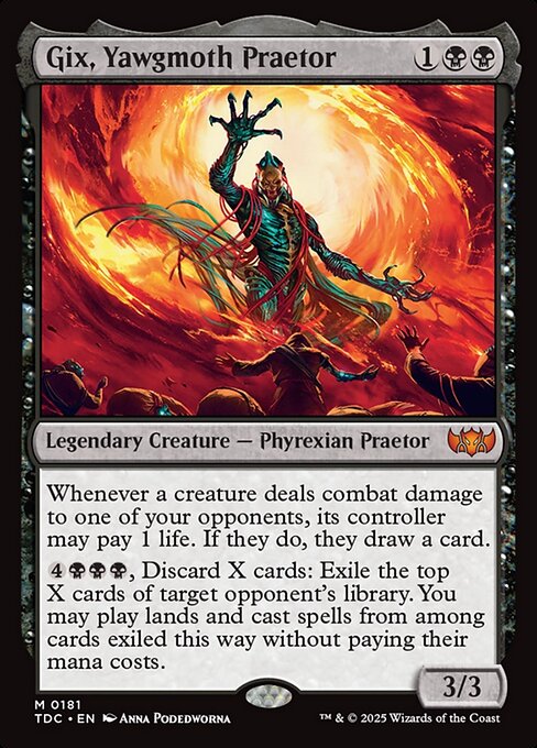 Gix, Yawgmoth Praetor (TDC) — Nonfoil