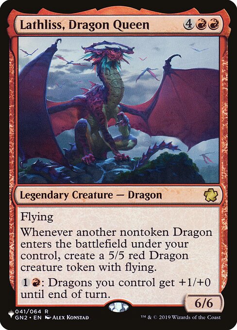 Lathliss, Dragon Queen (PLST) — Nonfoil