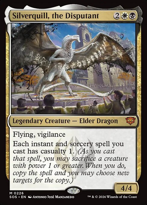 Silverquill, the Disputant (SOS) — Nonfoil