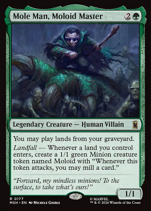 Mole Man, Moloid Master (MSH) — Nonfoil