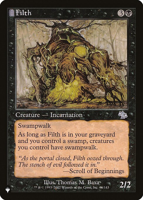 Filth (PLST) — Nonfoil