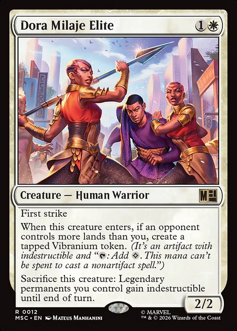 Dora Milaje Elite (MSC) — Nonfoil