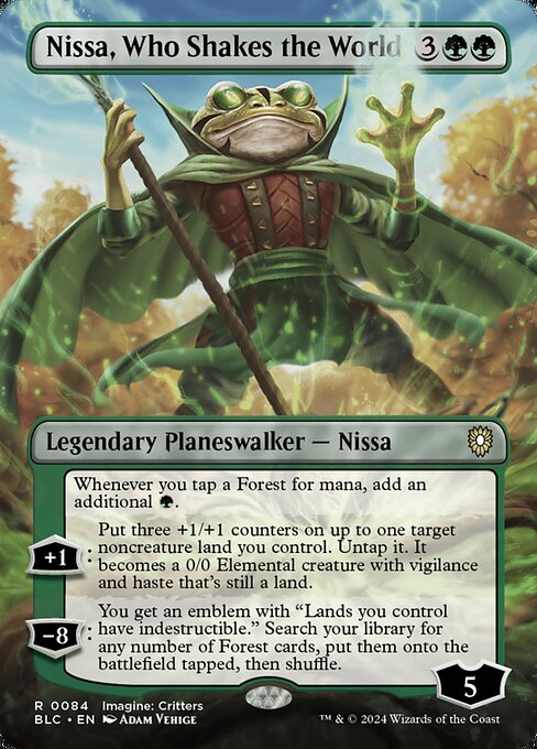 Nissa, Who Shakes the World (BLC) — Foil