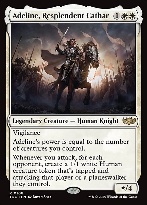 Adeline, Resplendent Cathar (TDC) — Nonfoil