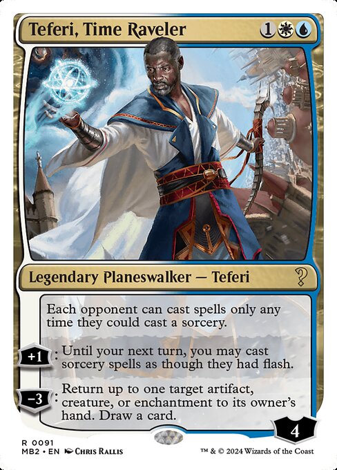 Teferi, Time Raveler (MB2) — Nonfoil