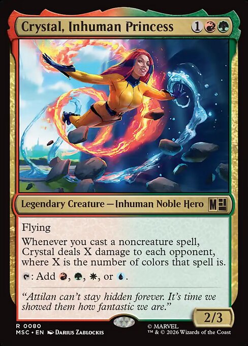 Crystal, Inhuman Princess (MSC) — Nonfoil