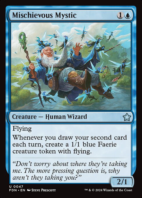 Mischievous Mystic (FDN) — Foil