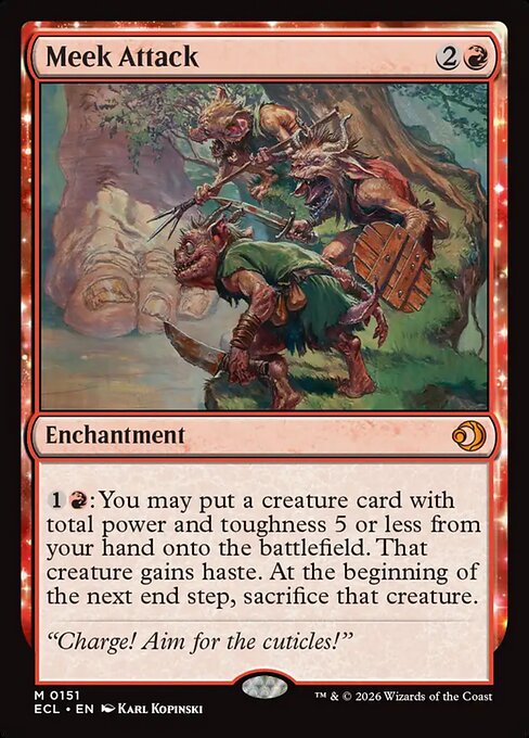 Meek Attack (ECL) — Nonfoil