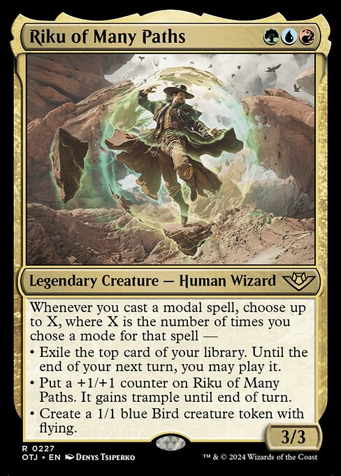 Riku of Many Paths (OTJ) — Nonfoil