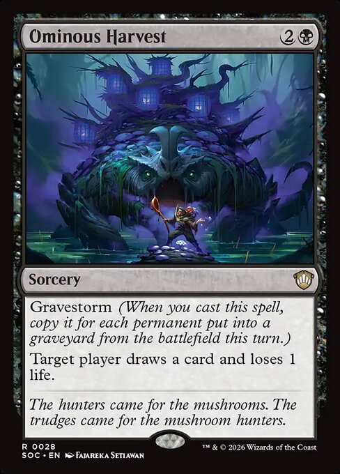 Ominous Harvest (SOC) — Nonfoil