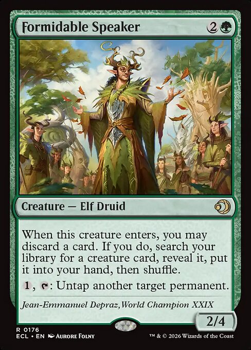 Formidable Speaker (ECL) — Nonfoil