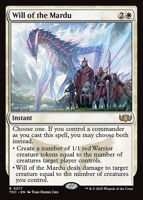 Will of the Mardu (TDC) — Nonfoil
