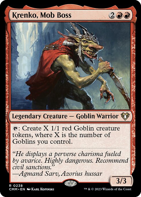 Krenko, Mob Boss (CMM) — Nonfoil