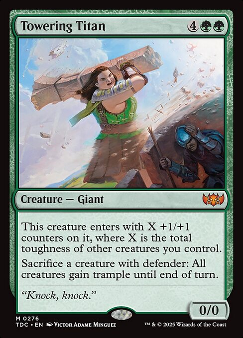 Towering Titan (TDC) — Nonfoil