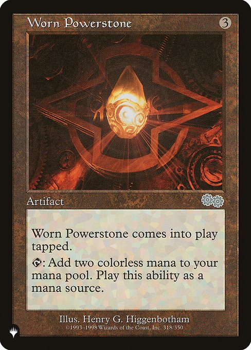 Worn Powerstone (PLST) — Nonfoil