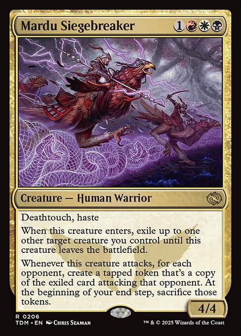 Mardu Siegebreaker (TDM) — Nonfoil