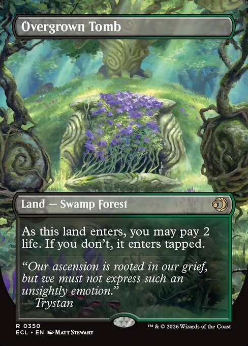Overgrown Tomb // Overgrown Tomb (ECL) — Nonfoil