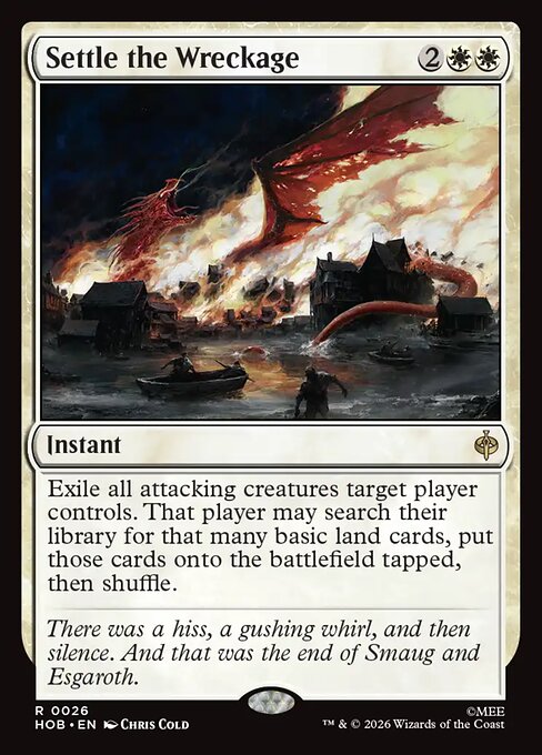 Settle the Wreckage (HOB) — Nonfoil