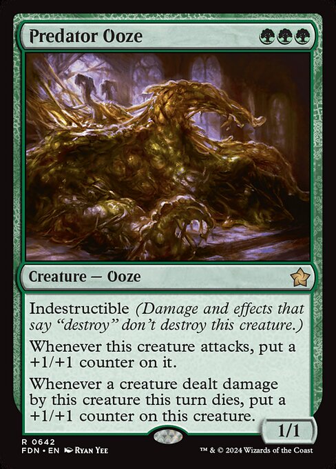 Predator Ooze (FDN) — Nonfoil