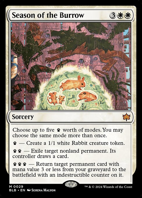 Season of the Burrow (BLB) — Nonfoil