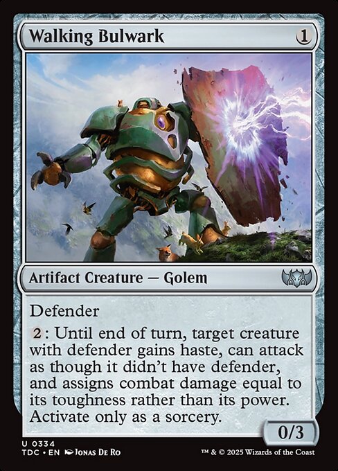 Walking Bulwark (TDC) — Nonfoil