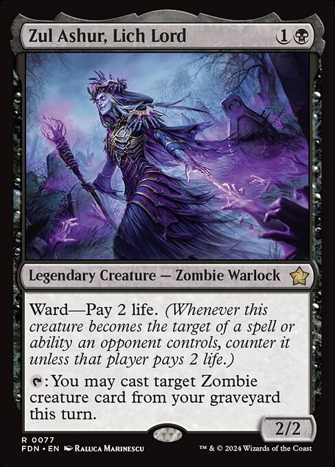 Zul Ashur, Lich Lord (FDN) — Nonfoil