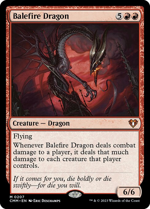 Balefire Dragon (CMM) — Nonfoil
