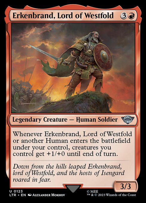 Erkenbrand, Lord of Westfold (LTR) — Nonfoil