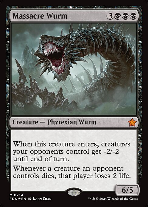 Massacre Wurm (FDN) — Foil