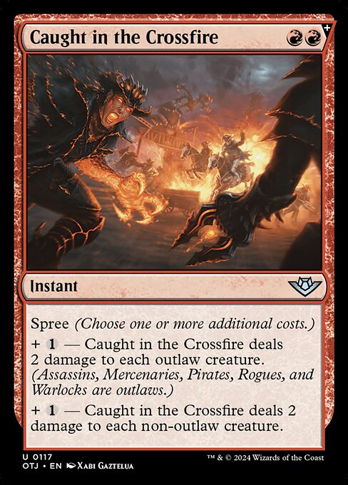 Caught in the Crossfire (OTJ) — Nonfoil