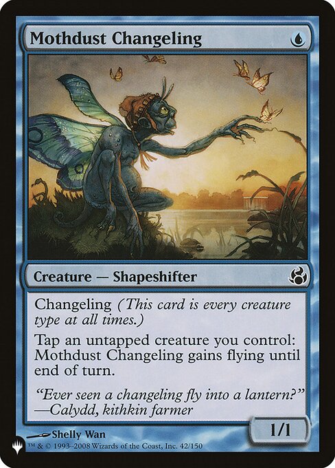Mothdust Changeling (PLST) — Nonfoil