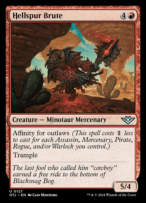 Hellspur Brute (OTJ) — Nonfoil