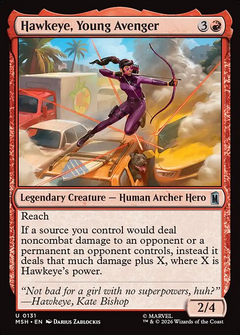 Hawkeye, Young Avenger (MSH) — Nonfoil